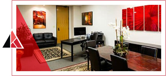 Office interior of Koblin Family Law Center