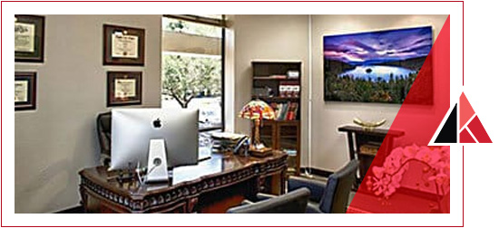 Office interior of Koblin Family Law Center