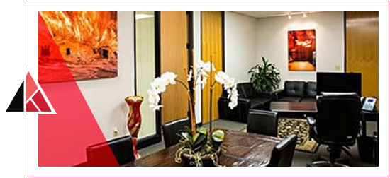 Office interior of Koblin Family Law Center